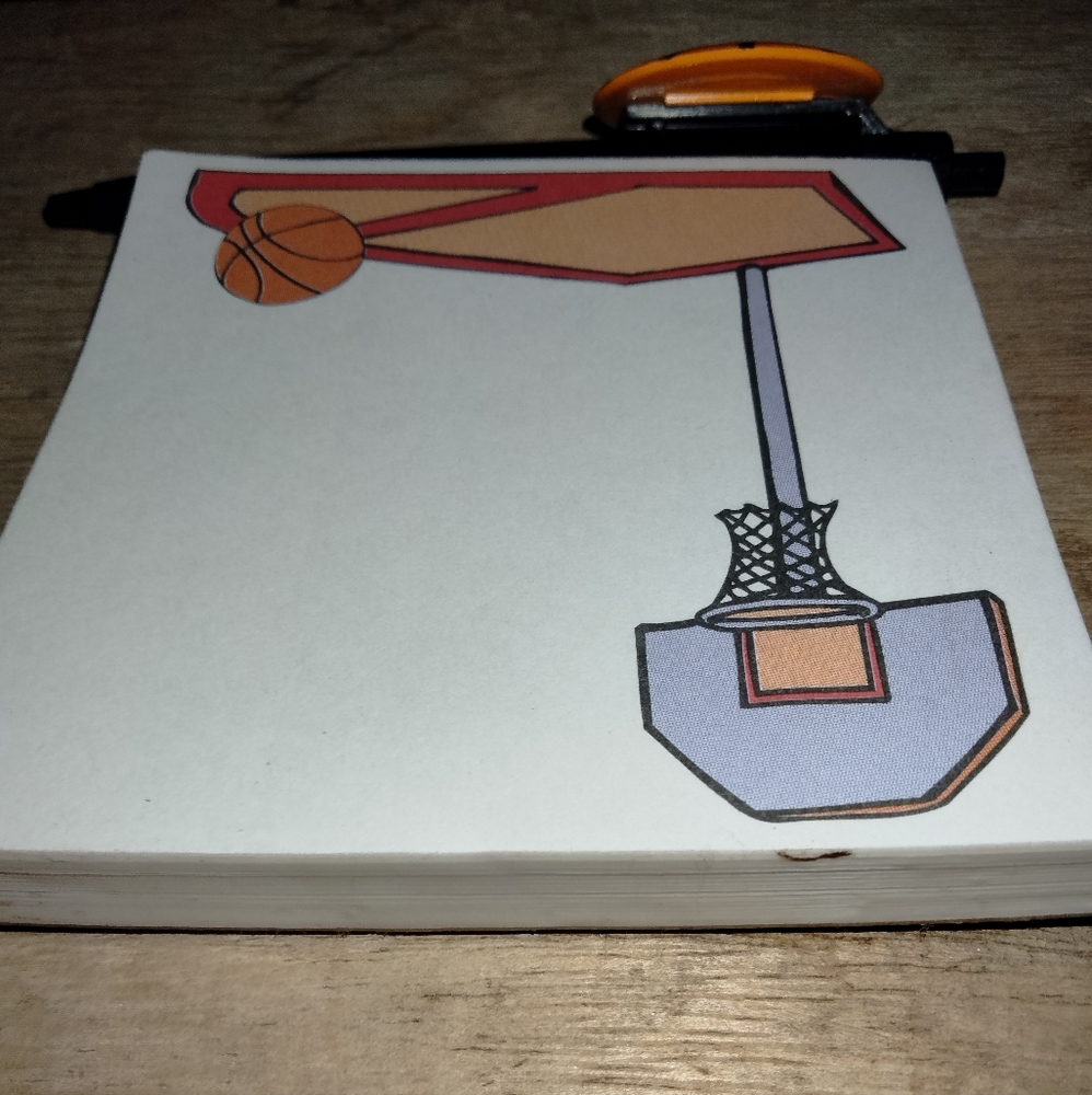Basketball Notepad & Pen Set - Picture 7 of 11